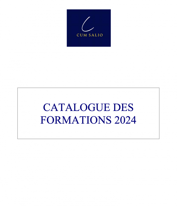 catalogue des formations CUM SALIO 2024