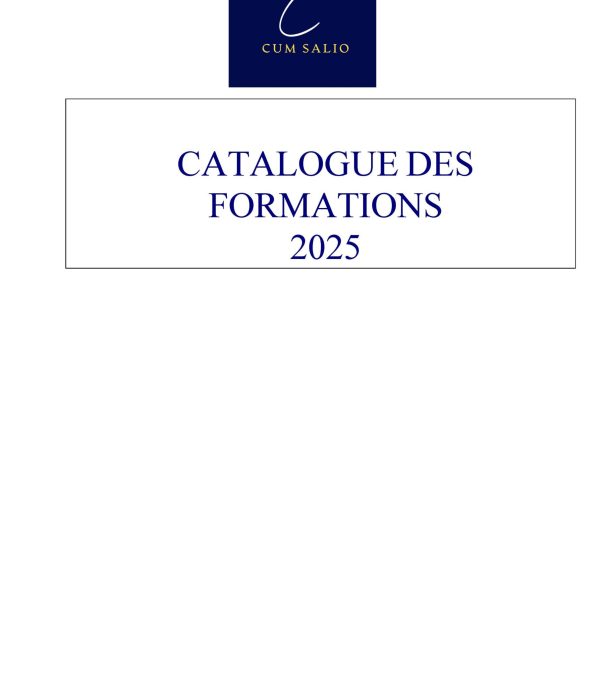 Catalogue des Formations 2025